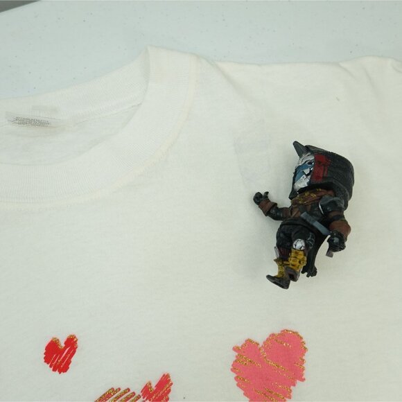 Vintage 90s Heartland Apparel Sweet Dreams Heart Shirt - OSFM Single Stitch - Picture 4 of 10